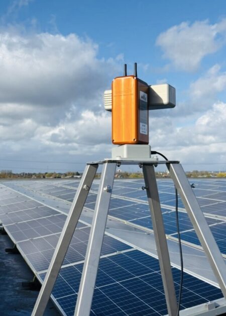 Ultimate laser Ultimate laser on roof top protecting solar panels
