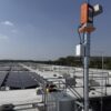 Hawk Laser on roof top to keep Seagulls away
