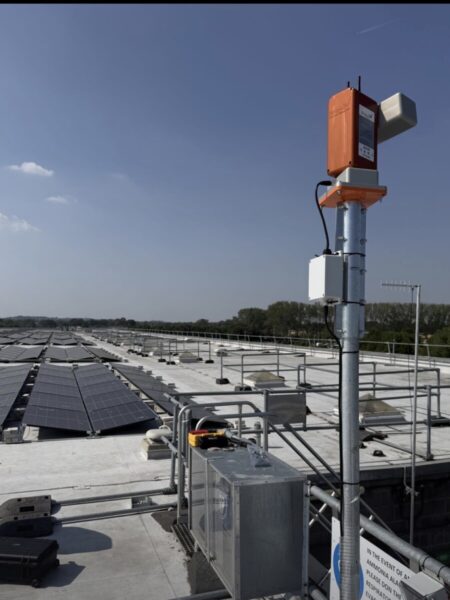 Hawk Laser on roof top to keep Seagulls away